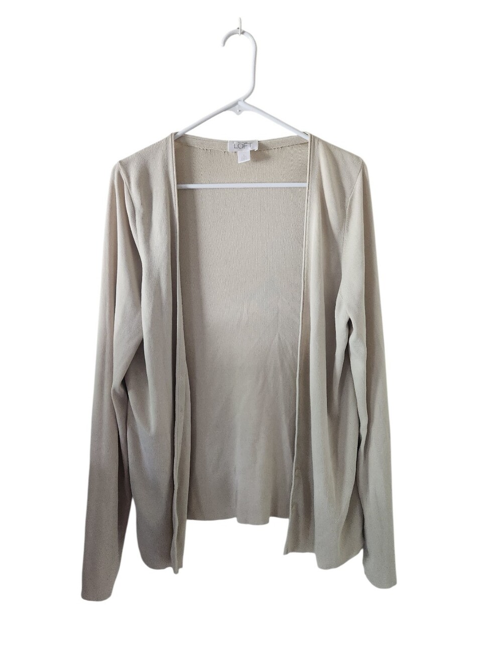 Ann Taylor Loft Beige Cardigan